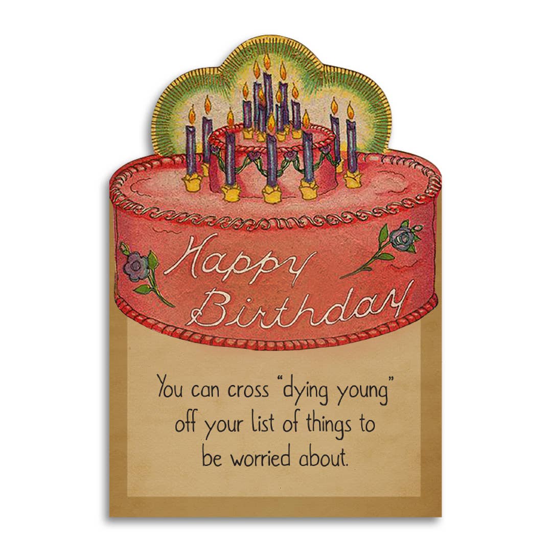 Funny Sarcastic Happy Birthday Card – Bliss Ellsworth