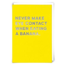  Eye Contact Greetings Card