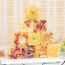  Gourmet Honey Sugar Cubes with flowers and fruit: Lemon