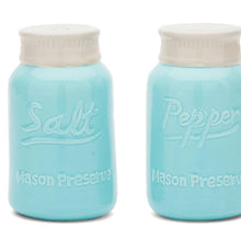  Fox Run 11706 Ceramic Mason Jar Salt & Pepper Shakers