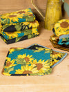 Sunflower Patchwork Mini Mitt Set of 2