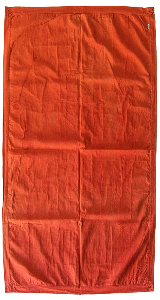 One of A Kind Vintage Textile Table Runner/Cover-Brick Red