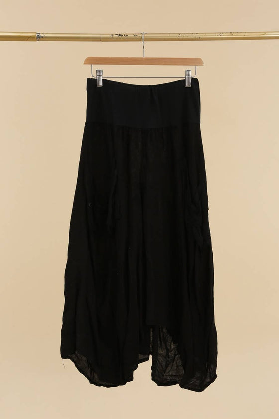 Don't Look Back Linen Skirt