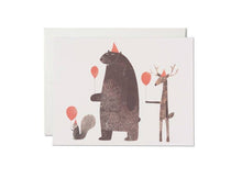  Party Animals birthday greeting card
