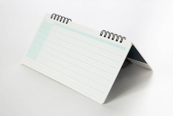 Nakabayashi Habit Marker Notebook Set, A5, Slim, Blue