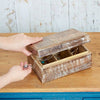Antique Effect Mango Wood Trinket Box - Jewelry Box