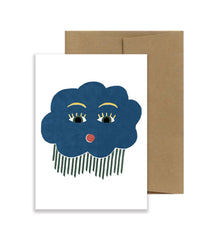  Rainy Cloud Card - Wide Eyes Series