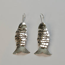  Sterling Silver Fish Earrings