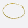 14K Vermeil Box Chain Bracelet, 6.5 Inches + 1" Extender