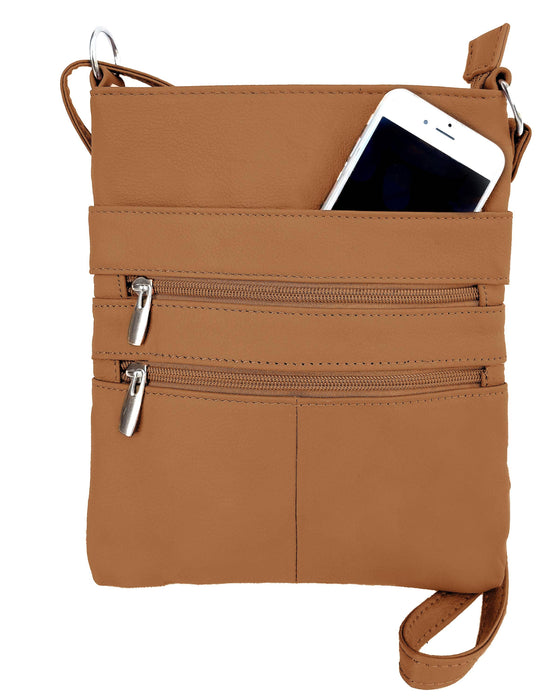 Sandra Cowhide Leather Crossbody Shoulder Bag