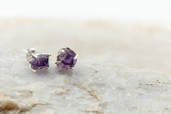 Amethyst Studs
