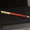 Wood Gel Pen - Brushed brass pen with wood and gel pen