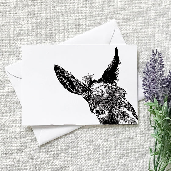 "Sam" Donkey Notecard