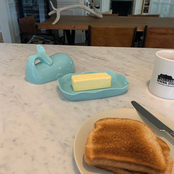 Ceramic Whale Butter Dish