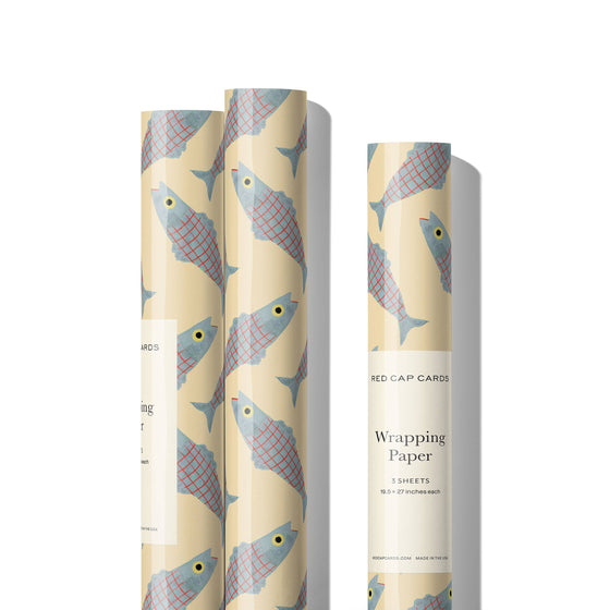 Herring wrapping paper