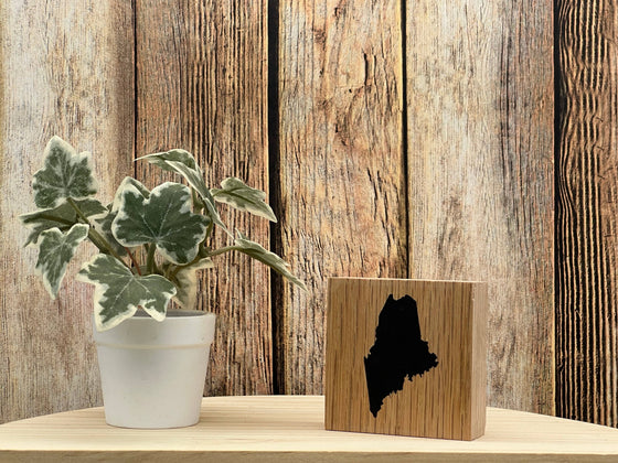 State Mini Reclaimed Wood Block