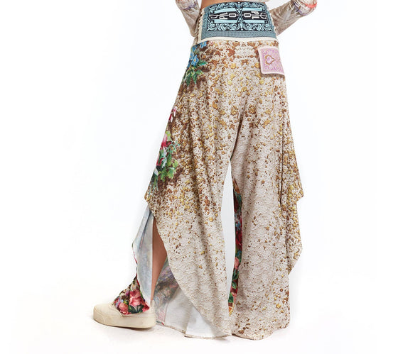 Summer Pants Drape - Fortune In Flowerland