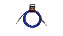  Guitar Accessory Strukture 10ft Instrument Cable - Woven Blue
