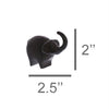 Botero Critter Elephant, Cast Iron - Brown