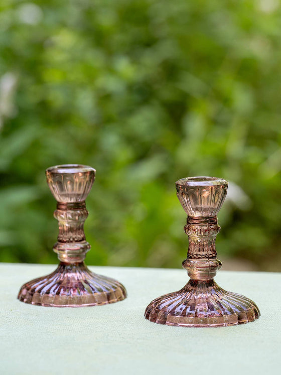 Vintage Candlestick Rose