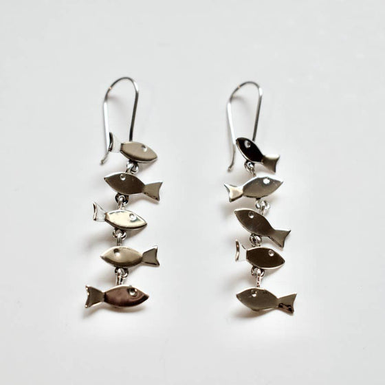 Mino Fish Dangle Earrings