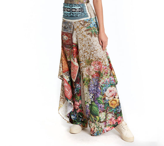 Summer Pants Drape - Fortune In Flowerland