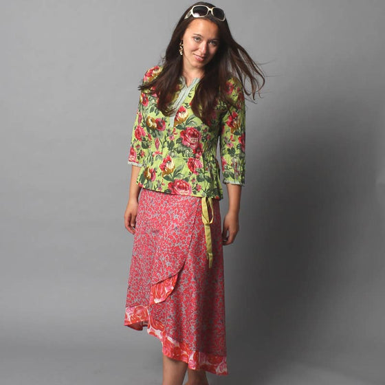 Rose Wrap Skirt