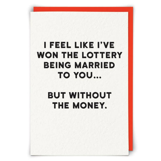 Lottery Greetings Card
