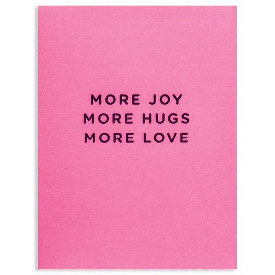 MORE JOY | LAGOM BLANK CARD