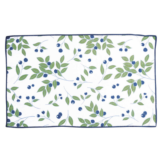 BLUEBERRIES blu Kitchen Tea Towel