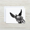 "Sam" Donkey Notecard