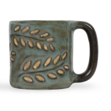  Mara Stoneware Sage Leaves Mug
