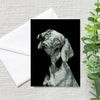"Hank" Dog Notecard