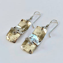  Sterling Silver Hand Hammered Earrings