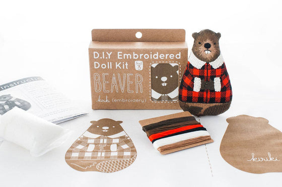 Beaver - Embroidery Kit