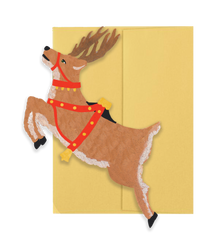  Reindeer Christmas Collection - Die Cut Card