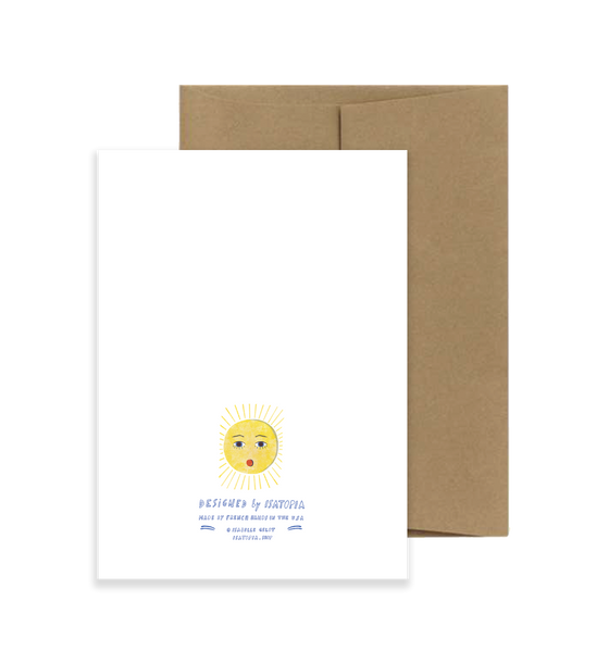 Soleil card - Sun card A6