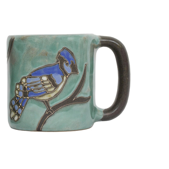 Stoneware Blue Jay Mug
