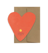 Heart Blink - Small Die Cut Card