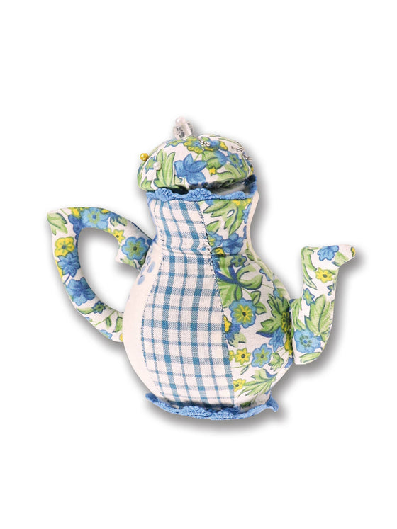 Provence Patchwork Kettle Pin Cushion