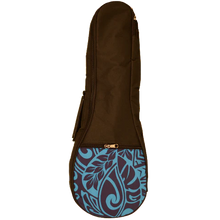  Ukulele Accessory Padded Gig Bag Tenor Hawaiian Blue Pattern
