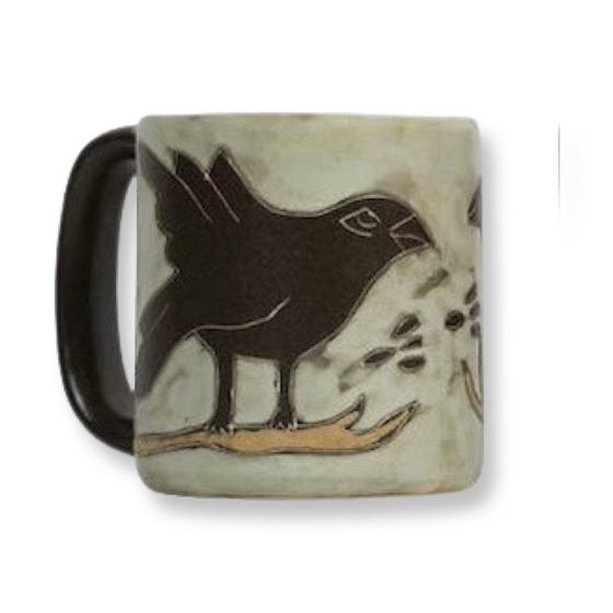 Stoneware Ravens Mug