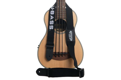 Ukulele Accessory Ubass Cloth Strap Black