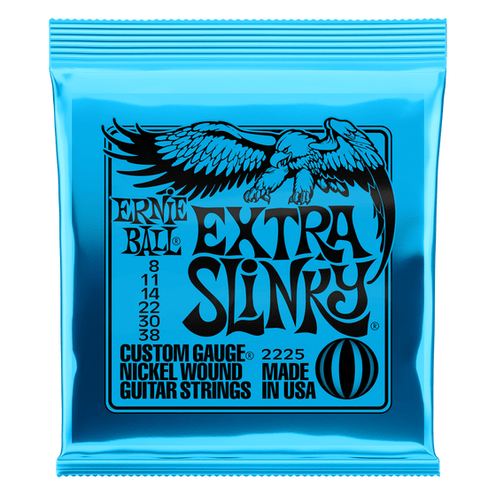 Guitar Accessory Electric Strings Ernie Ball Extra Slinky- Eco-Pack 8-38