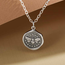  Wax Seal Bee Necklace 18 Inch