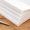 Chakra Embossed Stitched Leather Journal with Stones