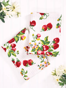  Strawberry Basket Tea Towel