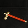 Wood Gel Pen - Brushed brass pen with wood and gel pen