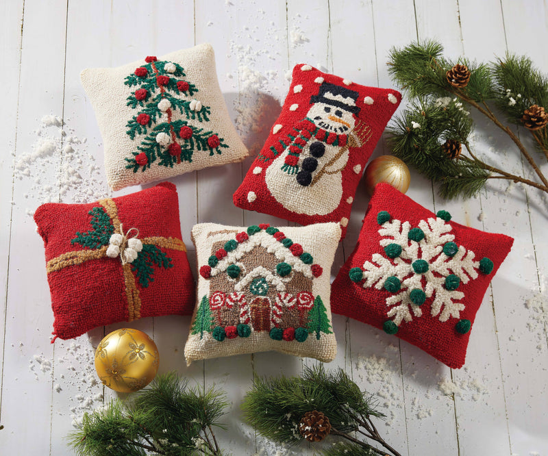 Gingerbread House Hook Pillow