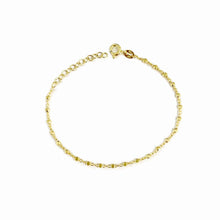  14K Vermeil Chain Bracelet, Dense Satellite Chain Style